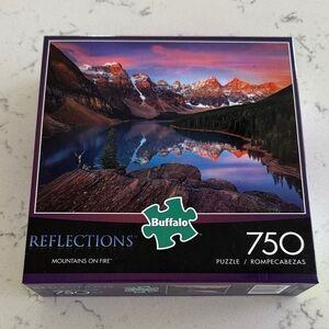 Buffalo Games - Reflections - Mountains on Fire - 750 Piece Jigsaw Puzzle